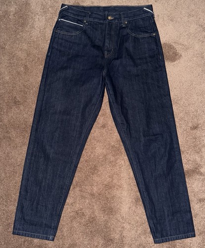 Maden Clothing Selvedge Denim Jeans Mens 32 Raw Indigo Workwear Japan