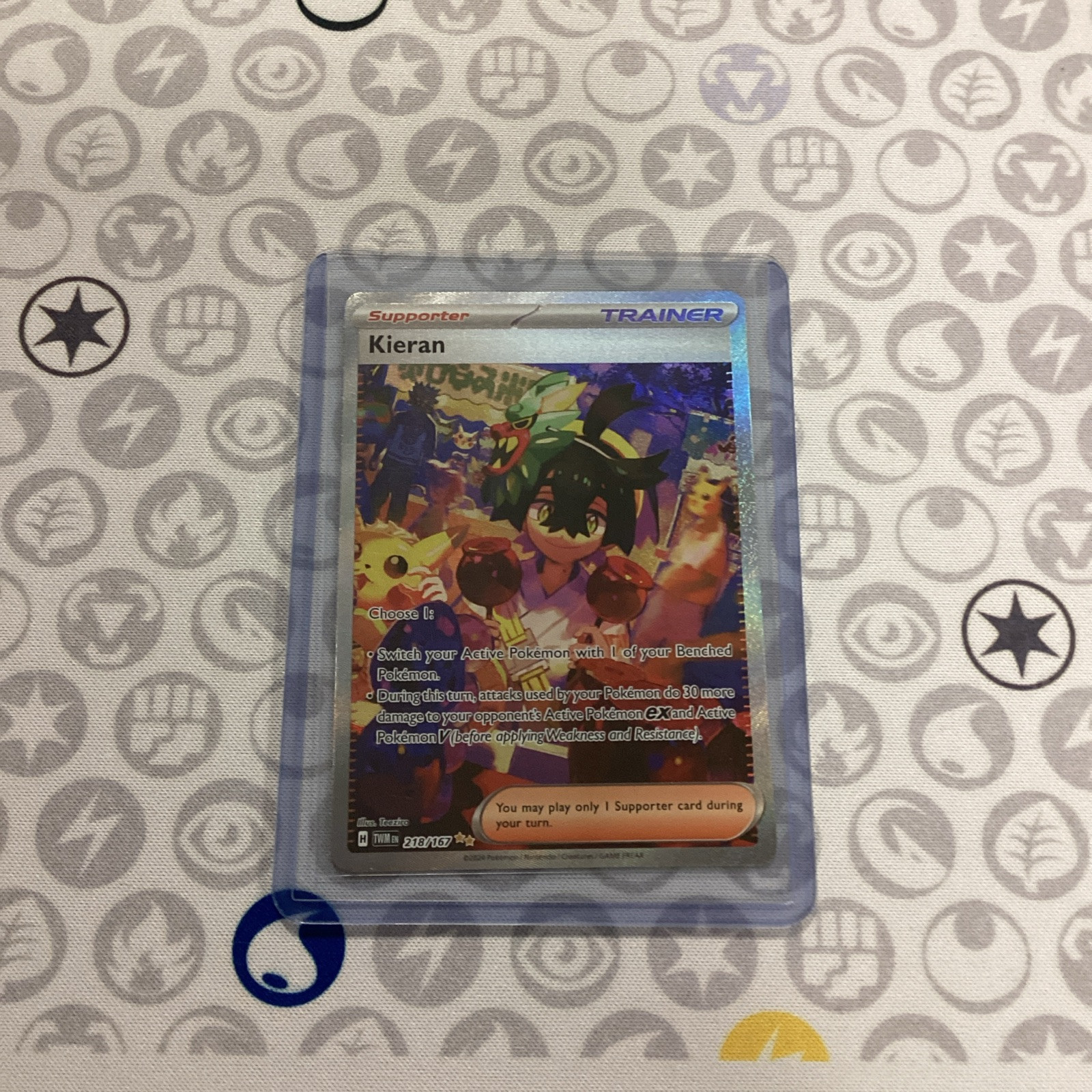 Pokémon TCG Kieran 218/167 Sv06: Twilight Masquerade
