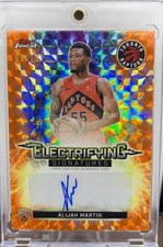 2025-26 Topps Finest Alijah Martin Rookie Auto RC Orange Geometric Refractor /15