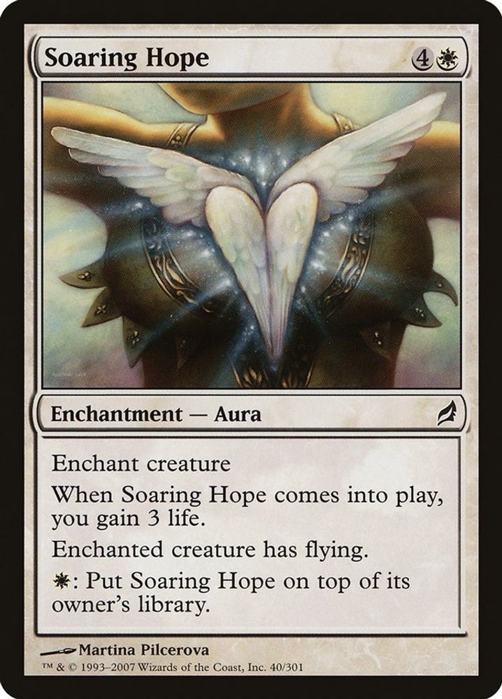 2007 Magic: The Gathering: Lorwyn - Soaring Hope (#40, C, Lightly Played)