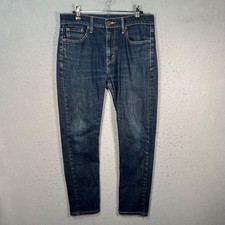 Levis 510 Mens Size 30 Skinny Fit Jeans Indigo Blue Cotton Blend Denim