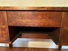 Signed Gustav Stickley Antique Mission Oak Arts & Crafts Desk w/ Copper Handles — photo 9
