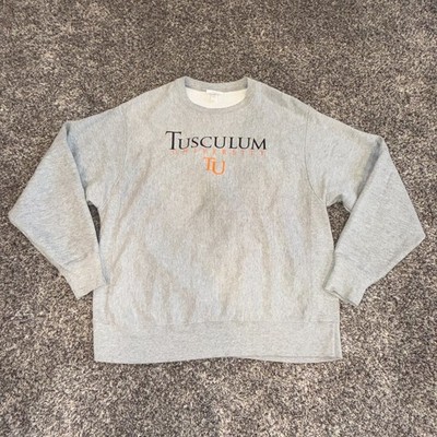 VTG Champion Reverse Weave Sweatshirt Men s Large Tusculum University Tennessee