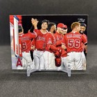 Ohtani Trout 2020 Topps Series 1 Los Angeles Angels Team Card #19 Baseball