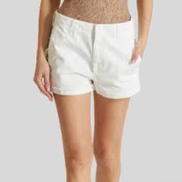 Women Bogner Shorts White Cotton 38 / M / 46 #64ML