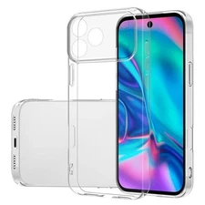 Clear Flexible Sturdy TPU Slim Case for iPhone 17, 17 Air, 17 Pro, 17 Pro Max