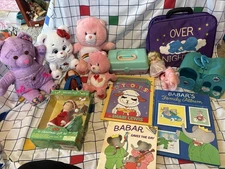Girls Lot Of Random Toys Care Bears And More