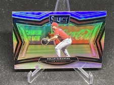 Nolan Schanuel 2025 Panini Select Baseball 291 Diamond Level Silver Prizm Angels