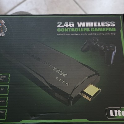 GameStick 2.4G Wireless Gamepad Controllers (2) Black for GameStick Lite