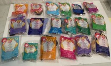 Vintage 2000 McDonald's Ty Teenie Beanie Babies Complete Set of 18 NIP Sealed