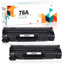 2PK Black CE278A Toner Cartridge For HP 78A LaserJet Pro M1536DNF P1606 P1566