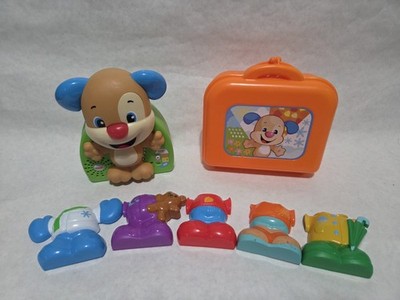 Fisher Price Laugh & Learn Dress & Go Interactive Puppy With All 5 Outfits-works