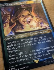 X 1 The Thirteenth Doctor NM-M WHO 0195 Thick Stock MTG Magic The Gathering