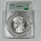 Morgan Dollar 1884-O CAC MS64 New Orleans $1 Silver Coin Uncirculated