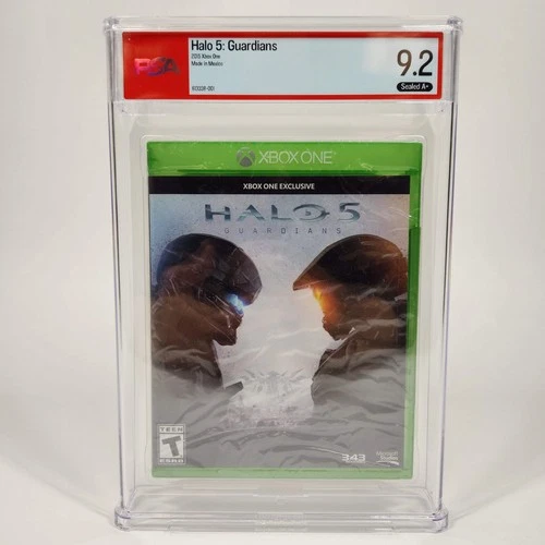 New Halo 5 Guardians Graded PSA 9.2 Sealed A+ (Microsoft Xbox One, 2015)