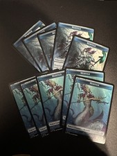 Merfolk Tokens Mtg Set Of Eight 8