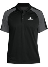 Brunswick Bowling Tournament Polo Black/Gray