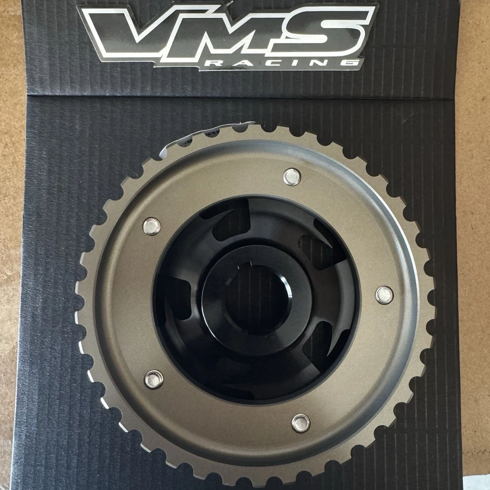 Engranaje de leva ajustable VMS en negro para Honda Civic CRX D15 D16 SOHC de 1988 a 2000 Foto 3 de 3