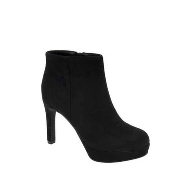 BCBGeneration Womens 8.5 M Black Jeanne Faux Leather Ankle Booties NIB PT7 - Image 1 of 4
