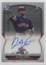 2023 Bowman Chrome Prospect Refractor 83/499 Dayan Frias Frías #CPA-DF Auto 0jm6