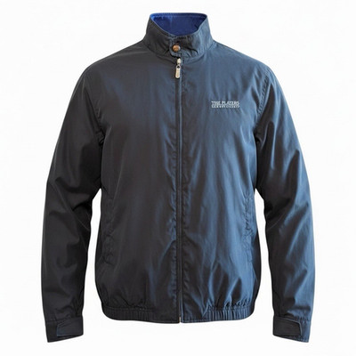 Bobby Jones golf Full Zip Windbreaker Jacket embroidered Logo Pocket Men s Large