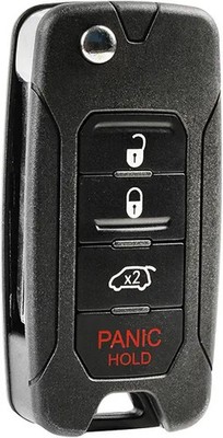 Replacement for 4-Button Remote Head Flip Key Color: One