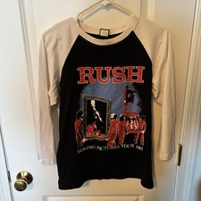 Vintage 1981 Rush Moving Pictures Shirt Size Small