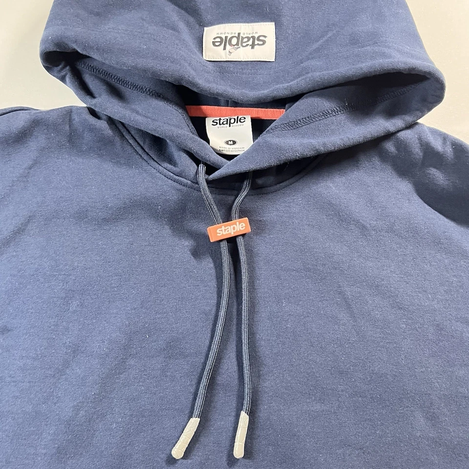 Suéter con Capucha Azul Adulto Unisex Staple Pigeon Talla M Foto 2 de 4