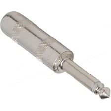 Switchcraft 280 1/4" Mono Plug Nickel