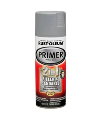Filler & Sandable Primer Spray Paint Auto Automotive Rust Preventer 6-PK 🩶 #NIB