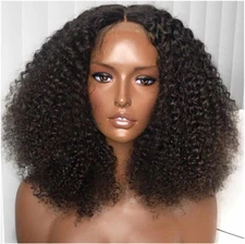 Synthetic Wig for Black Women Kinky Straight Hair Natural Afro Wigs for Women