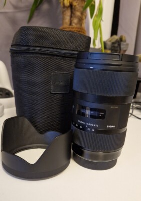 Sigma A 18-35 mm F1.8 DC HSM Canon EF-S Anschluss, so gut wie neu
