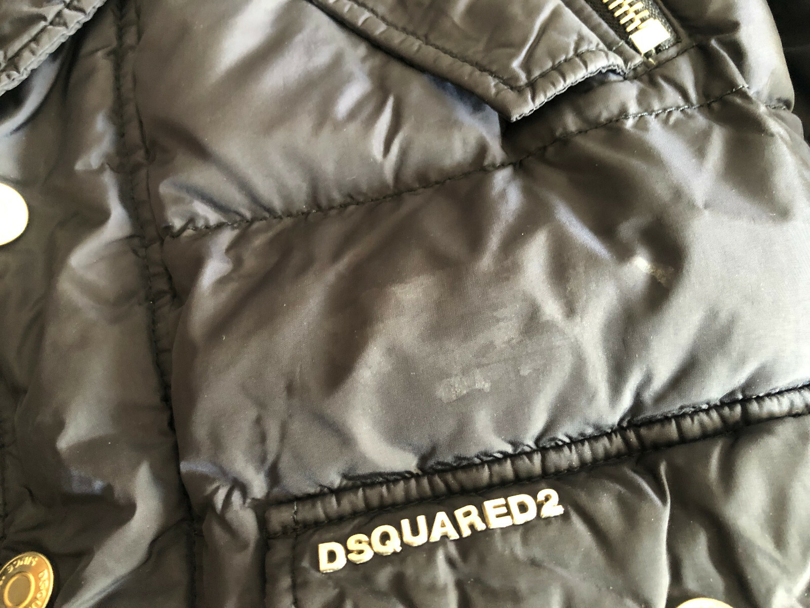 RRP €800 Authentic DSQUARED Down Biker Jacket for boys size 6Y image 10