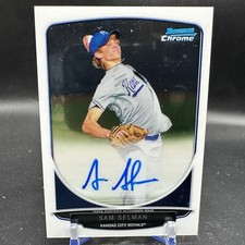 Sam Selman Auto 1st 2013 Bowman - Chrome Prospects #BCP-SS 