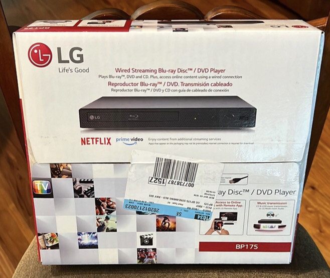 LG BP350 BLURAY DVD PLAYER DVD CD USB w/ HDMI CABLE SEALED