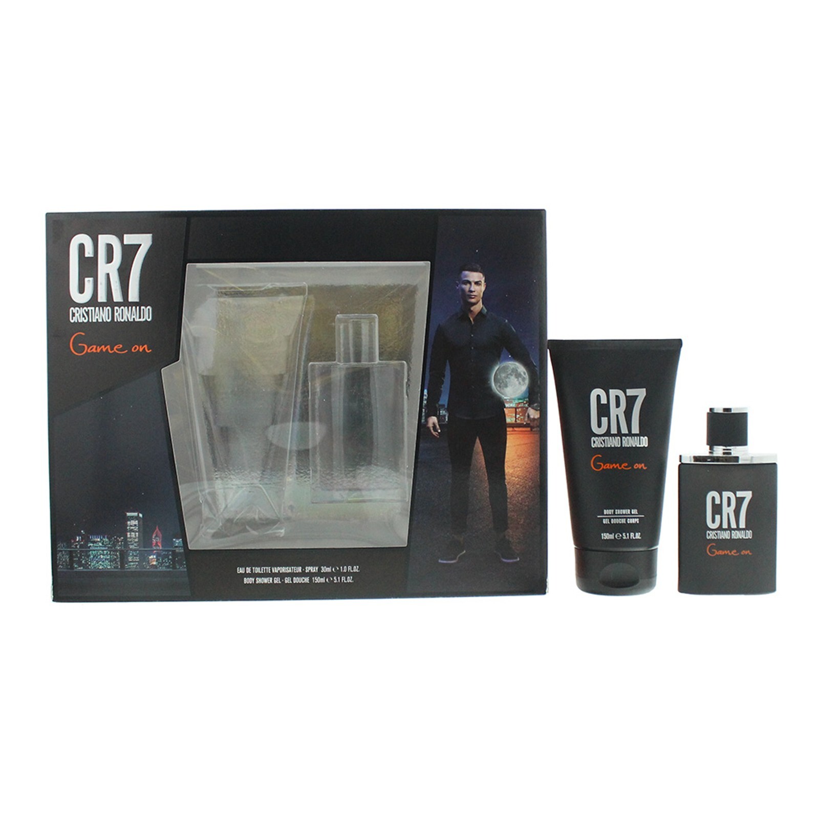 Cristiano Ronaldo CR7 Game On EDT 30ml & Shower Gel 150ml 2 Piece Gift Set - Image 3