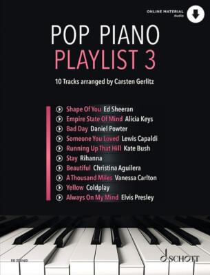Pop Piano Playlist 3,  10 Tracks -  C. Gerlitz, PORTOFREI VOM MUSIKFACHHÄNDLER