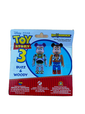 Bearbrick x Toy Story Woody and Buzz Lightyear 100% | eBay
