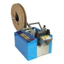 HZX-100 Auto Heat Shrink Tube Cutter,Rubber Strip,Silicone Pipe,PVC,PU Cutter