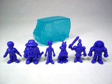 Scooby-Doo Tiny Mights Shaggy Scooby Space Kook Black Knight Purple Figure Lot