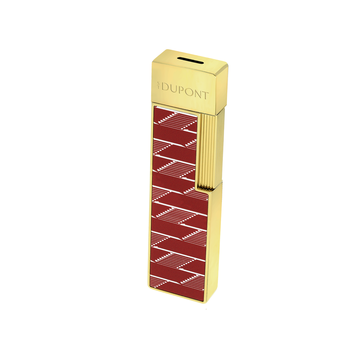 S.T. Dupont Twiggy Monogram 1872 Lighter Burgundy 030078, 30078
