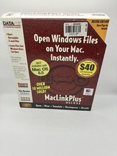 Vintage Dataviz Maclink Plus Deluxe CD Rom Software