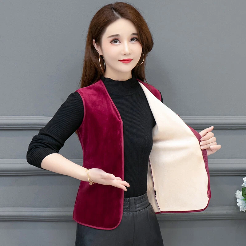 Fleece lined gilet womens clearance