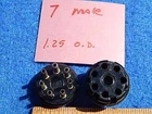 Amphenol 7 pin plug (small) - New Old Stock - 2 each