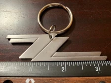 ZZ TOP Key Chain Metal Pewter Durable Rock Texas 3.25 inches Wide