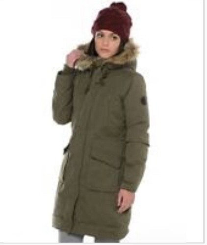 Roxy Cold Paradise Down & feather Water Repellent Cotton Coat sz S UK 8-10 £220 - Picture 12 of 12