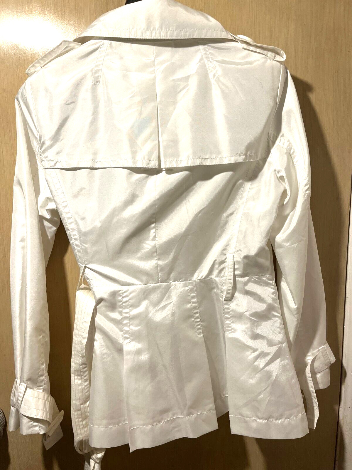 Zara Basic Womens 77302 White Polyester Short Dou… - image 2