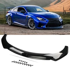 For Lexus RC350 RC F-Sport 200T Glossy Black Front Bumper Lip Spoiler Splitter/