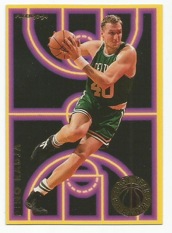 DINO RADJA 1993-94 FLEER FIRST YEAR PHENOMS CARD NEAR MINT CONDITION