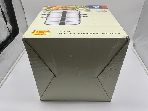 Helperware Vaporiera Acciaio Inox 3 Strati Nuova in Scatola Utensili Cucina Pentole - Foto 9 di 12